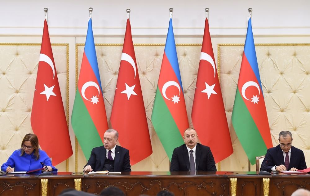 Подписаны азербайджано-турецкие документы (ФОТО)