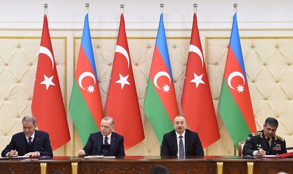 Подписаны азербайджано-турецкие документы (ФОТО)
