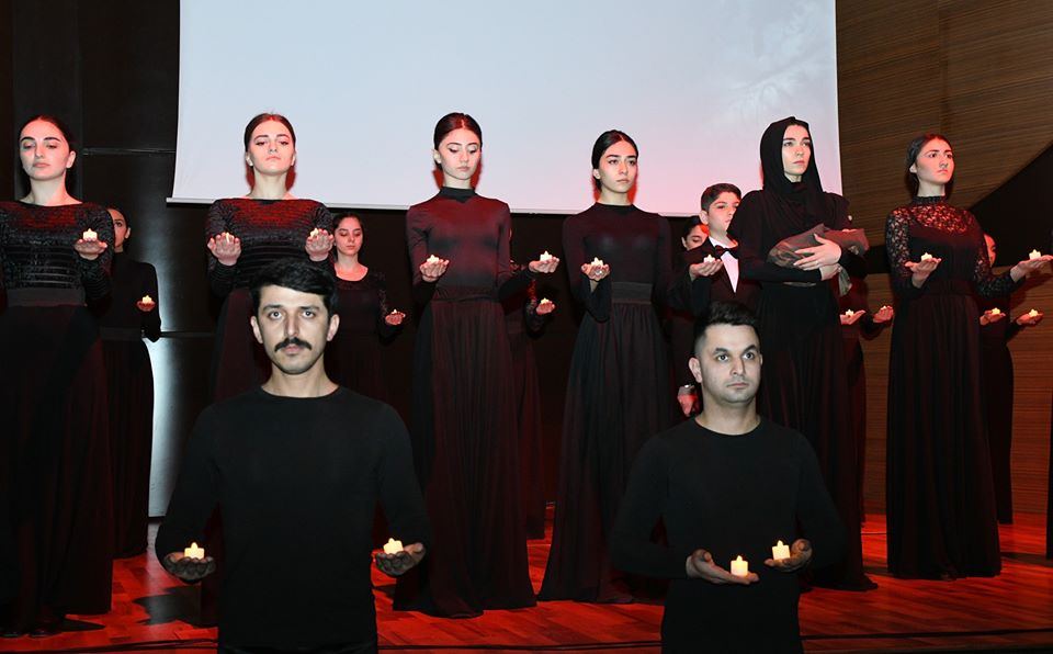 Протест против армянских фашистов в поэзии, музыке и театре (ФОТО/ВИДЕО)