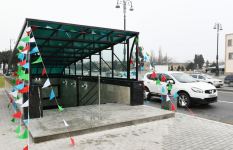 Президент Ильхам Алиев принял участие в открытии подземного пешеходного перехода на пересечении проспекта Гейдара Алиева и улицы Заки Мамедова в Баку (ФОТО) (версия 2)