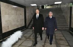 Президент Ильхам Алиев принял участие в открытии подземного пешеходного перехода на пересечении проспекта Гейдара Алиева и улицы Заки Мамедова в Баку (ФОТО) (версия 2)