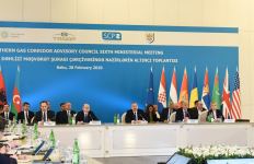 Президент Ильхам Алиев принял участие в VI заседании министров в рамках Консультативного совета "Южного газового коридора" (ФОТО) (версия 3)