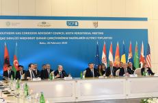 Президент Ильхам Алиев принял участие в VI заседании министров в рамках Консультативного совета "Южного газового коридора" (ФОТО) (версия 3)