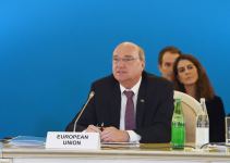 Президент Ильхам Алиев принял участие в VI заседании министров в рамках Консультативного совета "Южного газового коридора" (ФОТО) (версия 3)