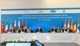 Президент Ильхам Алиев принял участие в VI заседании министров в рамках Консультативного совета "Южного газового коридора" (ФОТО) (версия 3)