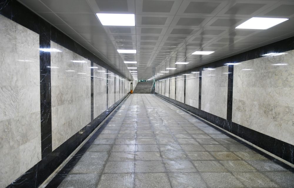 Президент Ильхам Алиев принял участие в открытии подземного пешеходного перехода на пересечении проспекта Гейдара Алиева и улицы Заки Мамедова в Баку (ФОТО) (версия 2)