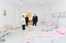 Президент Ильхам Алиев принял участие в открытии Геранбойской районной центральной больницы (ФОТО) (Версия 2)