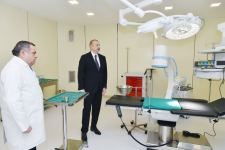 Президент Ильхам Алиев принял участие в открытии Геранбойской районной центральной больницы (ФОТО) (Версия 2)