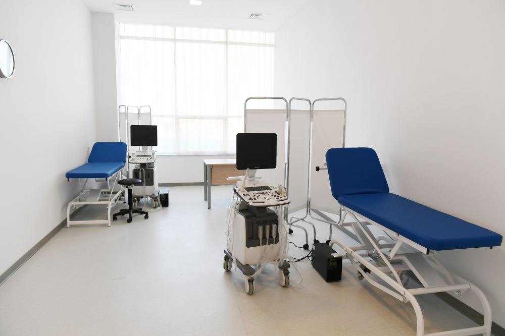 Президент Ильхам Алиев принял участие в открытии Геранбойской районной центральной больницы (ФОТО) (Версия 2)