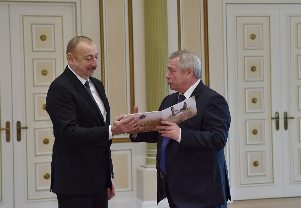 Президент Ильхам Алиев принял делегацию во главе с губернатором Ростовской области (ФОТО/ВИДЕО)