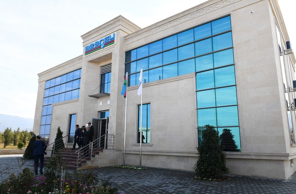 Сдан в эксплуатацию комплекс водоочистных установок «Шамкирчай» (ФОТО)