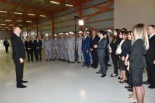 Президент Ильхам Алиев принял участие в открытии известкового завода (ФОТО/ВИДЕО)
