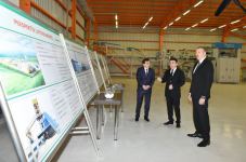 Президент Ильхам Алиев принял участие в открытии известкового завода (ФОТО/ВИДЕО)
