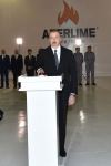 Президент Ильхам Алиев принял участие в открытии известкового завода (ФОТО/ВИДЕО)