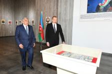 Президент Ильхам Алиев принял участие в открытии Музея государственных символов в Товузе (ФОТО) (версия 2)