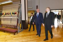 Президент Ильхам Алиев ознакомился с деятельностью Агстафинского филиала ОАО «Азерхалча" (ФОТО) (версия 2)