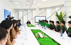 Президент Ильхам Алиев принял участие в открытии комплекса “ASAN Həyat” в Товузе (ФОТО) (версия 2)