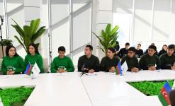 Президент Ильхам Алиев принял участие в открытии комплекса “ASAN Həyat” в Товузе (ФОТО) (версия 2)