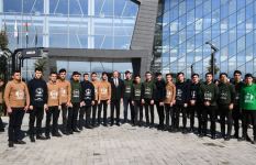 Президент Ильхам Алиев принял участие в открытии комплекса “ASAN Həyat” в Товузе (ФОТО) (версия 2)