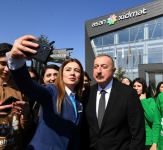 Президент Ильхам Алиев принял участие в открытии комплекса “ASAN Həyat” в Товузе (ФОТО) (версия 2)