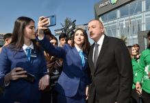 Президент Ильхам Алиев принял участие в открытии комплекса “ASAN Həyat” в Товузе (ФОТО) (версия 2)