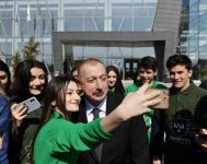 Президент Ильхам Алиев принял участие в открытии комплекса “ASAN Həyat” в Товузе (ФОТО) (версия 2)