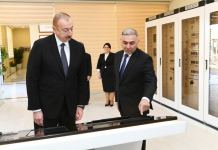 Президент Ильхам Алиев принял участие в открытии подстанции в Агстафе (ФОТО)
