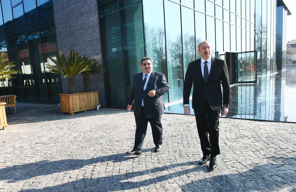 Президент Ильхам Алиев принял участие в открытии Агстафинского аграрнопромышленного комплекса (ФОТО) (версия 2)