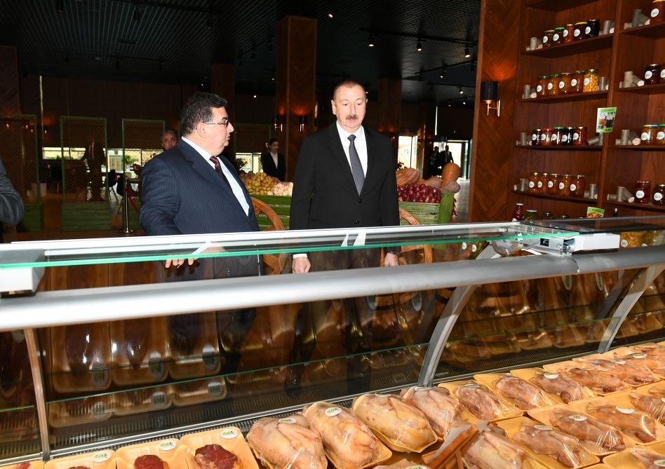 Президент Ильхам Алиев принял участие в открытии Агстафинского аграрнопромышленного комплекса (ФОТО) (версия 2)