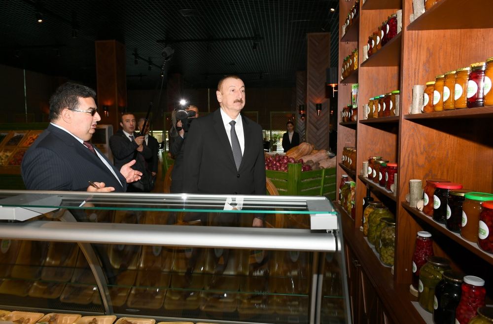 Президент Ильхам Алиев принял участие в открытии Агстафинского аграрнопромышленного комплекса (ФОТО) (версия 2)