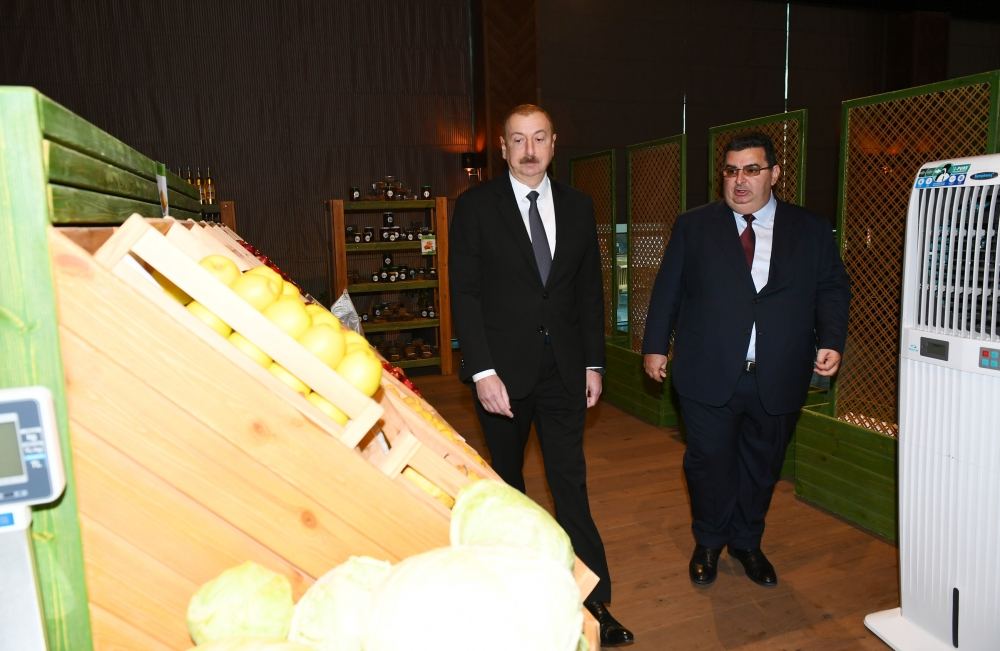 Президент Ильхам Алиев принял участие в открытии Агстафинского аграрнопромышленного комплекса (ФОТО) (версия 2)
