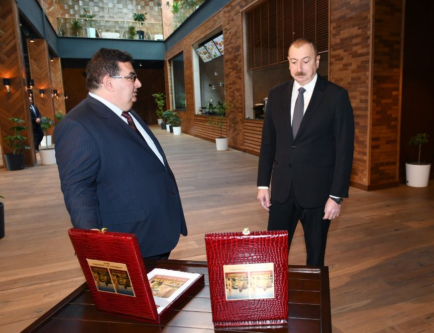 Президент Ильхам Алиев принял участие в открытии Агстафинского аграрнопромышленного комплекса (ФОТО) (версия 2)