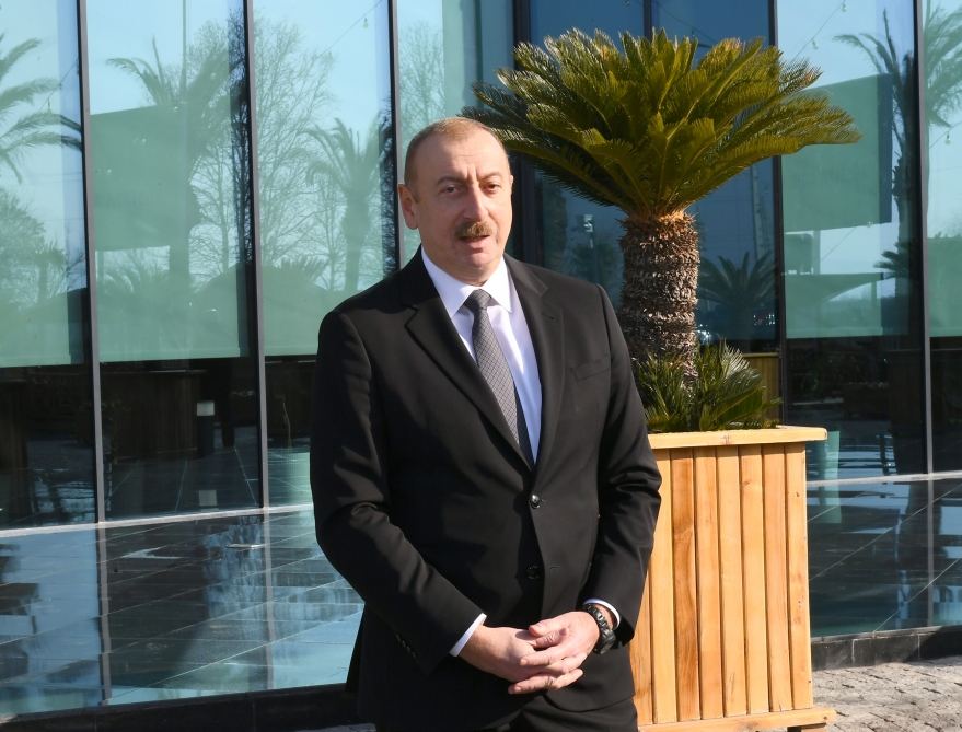 Президент Ильхам Алиев принял участие в открытии Агстафинского аграрнопромышленного комплекса (ФОТО) (версия 2)