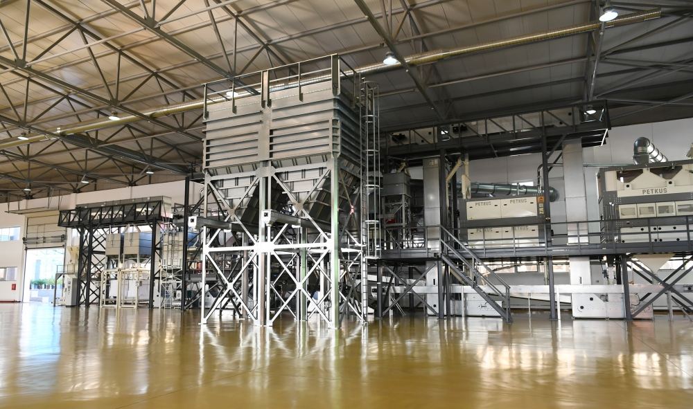 Президент Ильхам Алиев принял участие в открытии Агстафинского аграрнопромышленного комплекса (ФОТО) (версия 2)