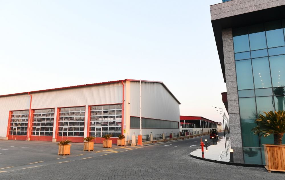 Президент Ильхам Алиев принял участие в открытии Агстафинского аграрнопромышленного комплекса (ФОТО) (версия 2)