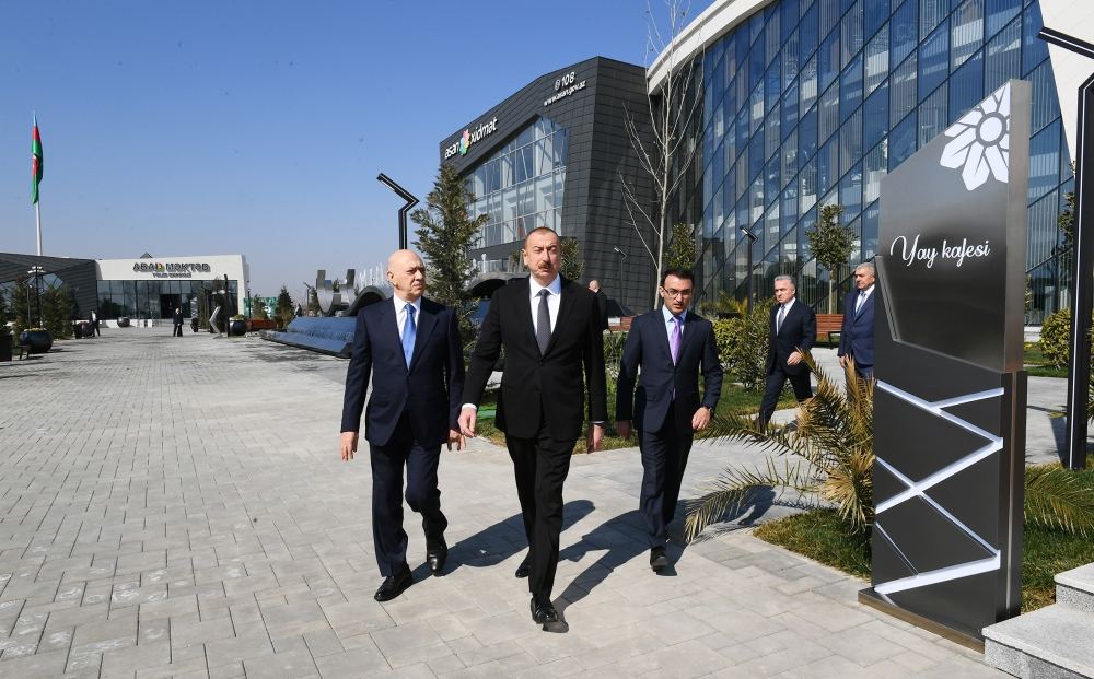 Президент Ильхам Алиев принял участие в открытии комплекса “ASAN Həyat” в Товузе (ФОТО) (версия 2)
