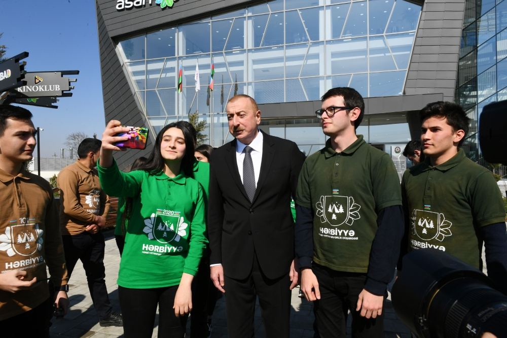 Президент Ильхам Алиев принял участие в открытии комплекса “ASAN Həyat” в Товузе (ФОТО) (версия 2)