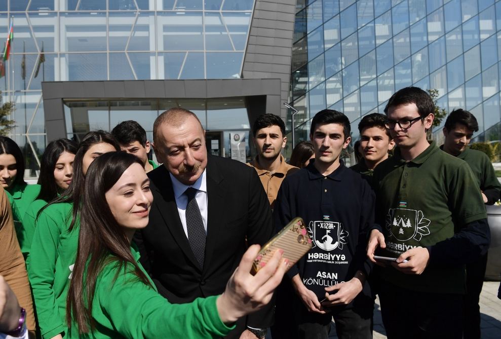 Президент Ильхам Алиев принял участие в открытии комплекса “ASAN Həyat” в Товузе (ФОТО) (версия 2)
