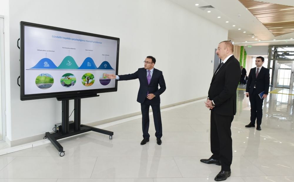 Президент Ильхам Алиев принял участие в открытии комплекса “ASAN Həyat” в Товузе (ФОТО) (версия 2)