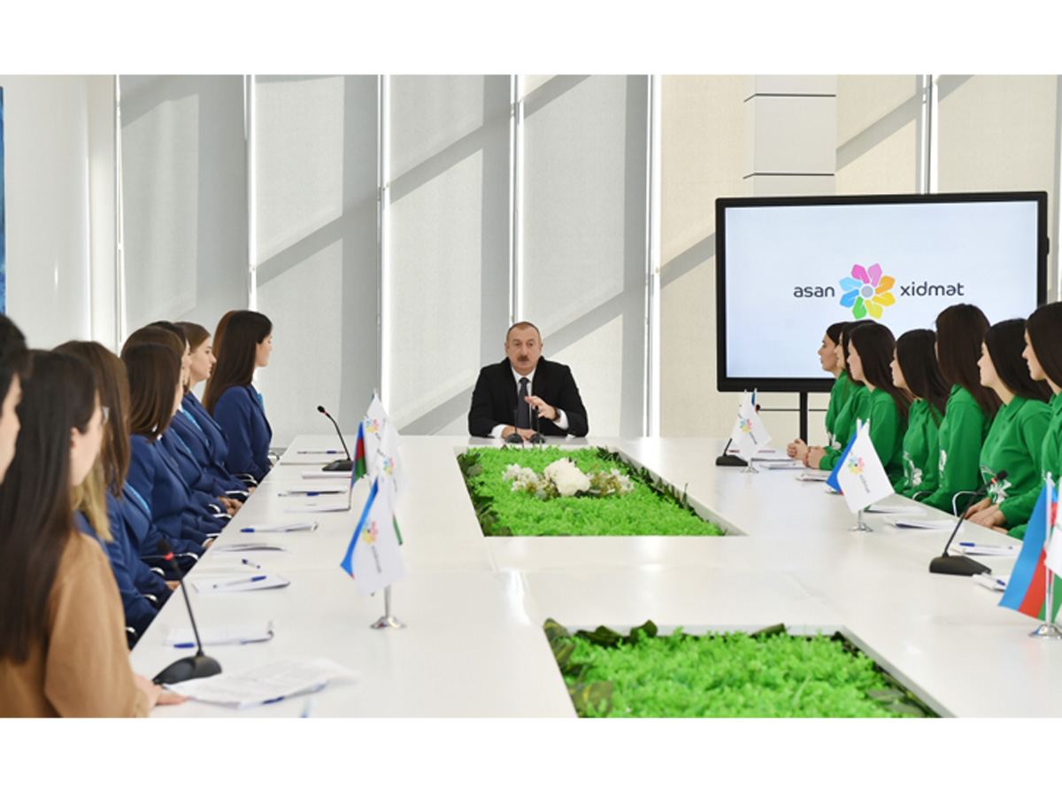 Президент Ильхам Алиев принял участие в открытии комплекса “ASAN Həyat” в Товузе (ФОТО) (версия 2)