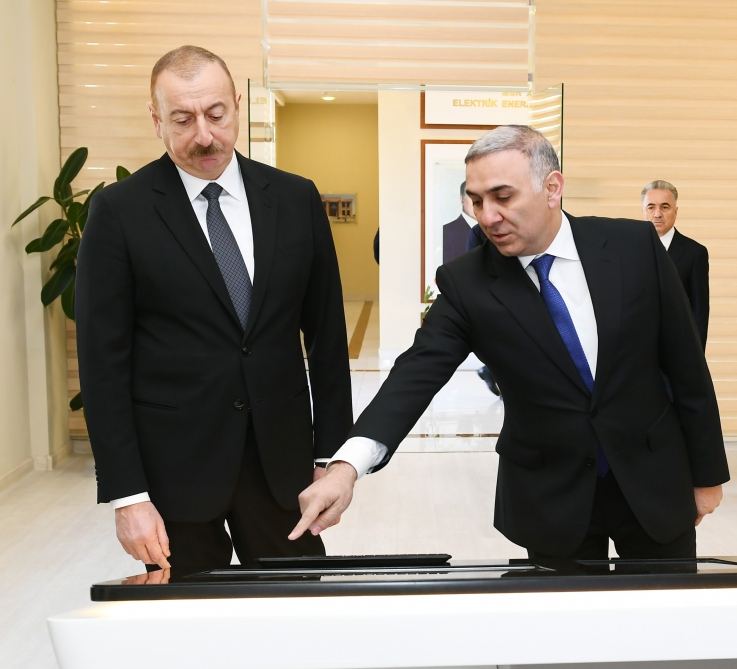 Президент Ильхам Алиев принял участие в открытии подстанции в Агстафе (ФОТО)