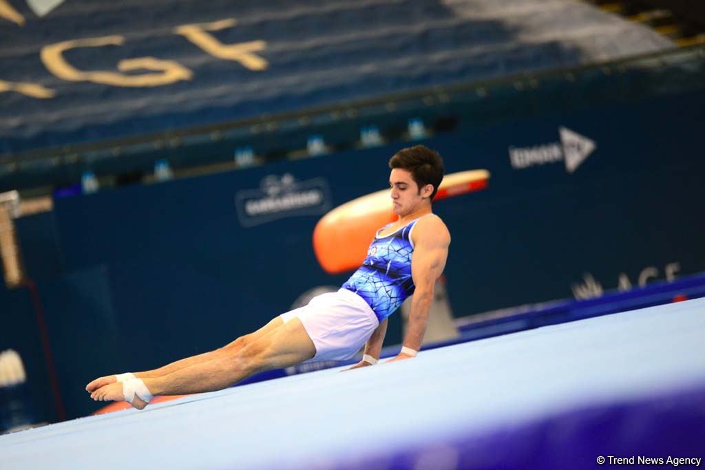 Продолжаются соревнования первого Международного турнира по мужской спортивной гимнастике AGF Junior Trophy (ФОТО)