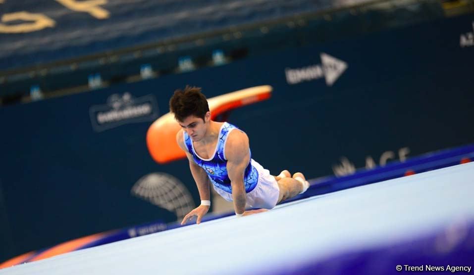 Продолжаются соревнования первого Международного турнира по мужской спортивной гимнастике AGF Junior Trophy (ФОТО)