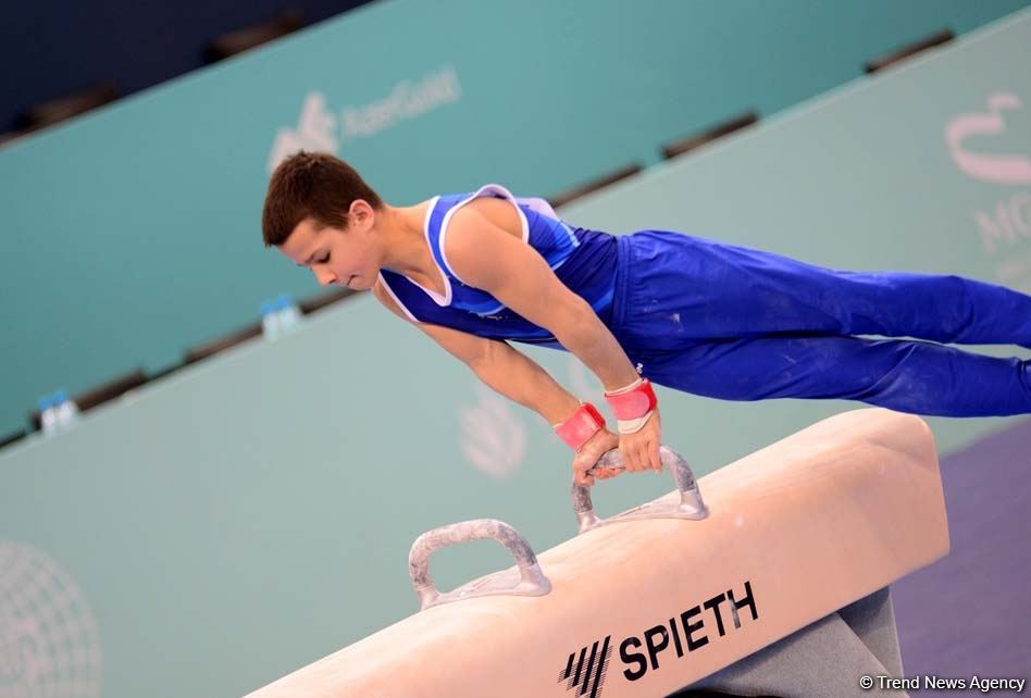 Продолжаются соревнования первого Международного турнира по мужской спортивной гимнастике AGF Junior Trophy (ФОТО)