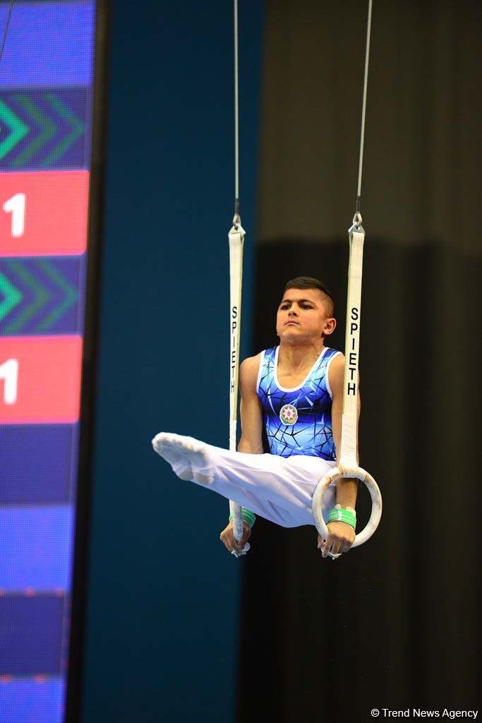 Продолжаются соревнования первого Международного турнира по мужской спортивной гимнастике AGF Junior Trophy (ФОТО)