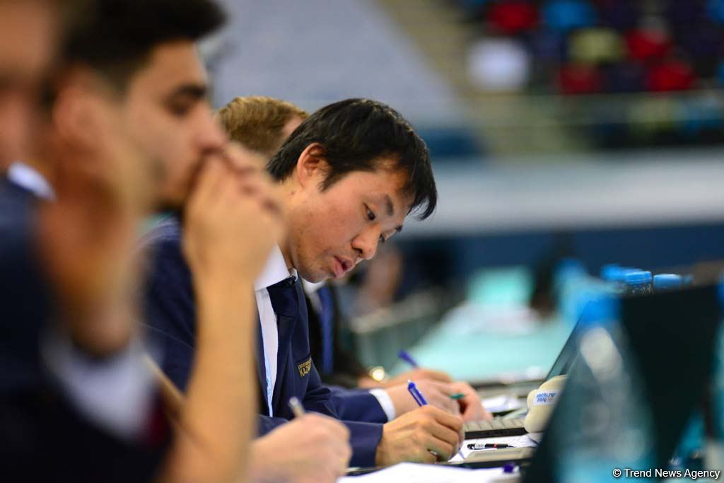 Продолжаются соревнования первого Международного турнира по мужской спортивной гимнастике AGF Junior Trophy (ФОТО)