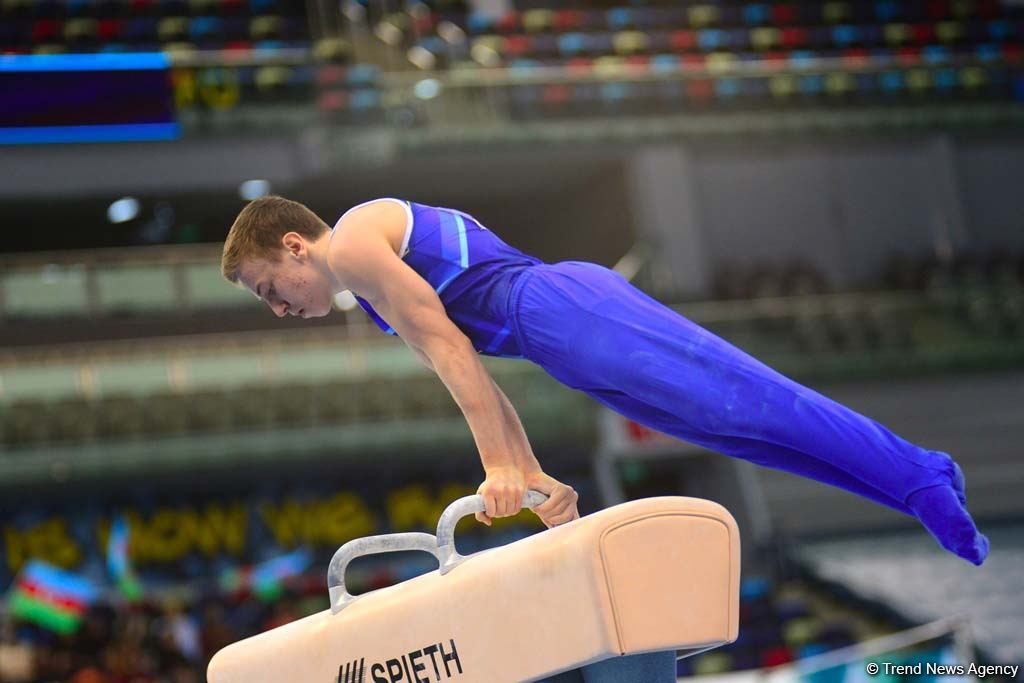 Продолжаются соревнования первого Международного турнира по мужской спортивной гимнастике AGF Junior Trophy (ФОТО)