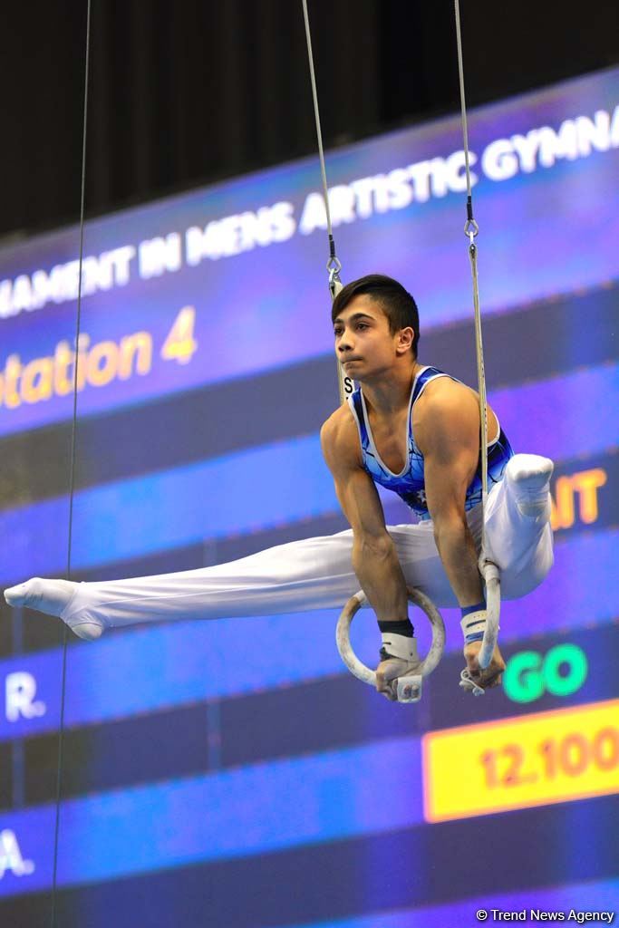 Продолжаются соревнования первого Международного турнира по мужской спортивной гимнастике AGF Junior Trophy (ФОТО)