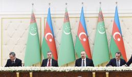 Подписаны азербайджано-туркменские документы (ФОТО) (ВИДЕО)