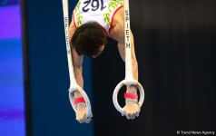 В Баку стартовал первый день соревнований Кубка мира FIG по спортивной гимнастике (ФОТО)